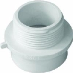 Charlotte Pipe PVC 00111 0800HA 1-1/2 in x 11/2 in Spigot x MIP PVC DWV Trap Adapter