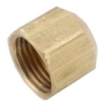 Anderson Metals 754040-06 3/8 in Brass 45 deg Flare Cap