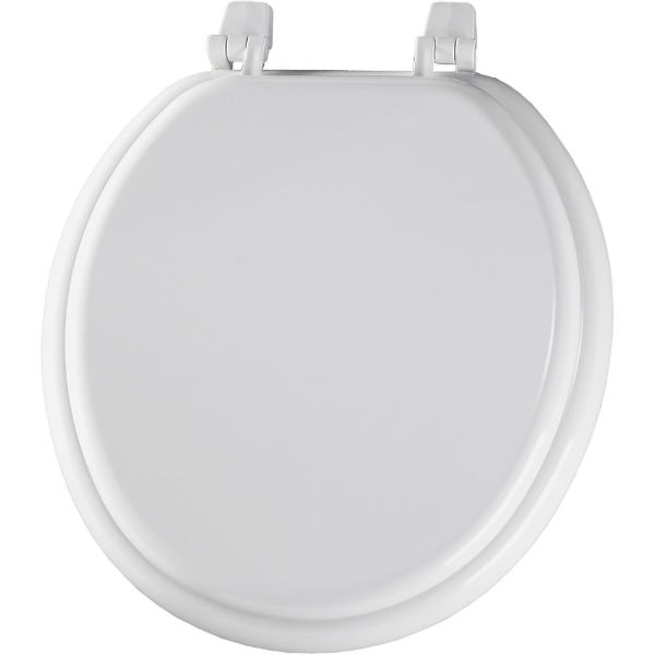 Bemis 500ECWHITE 16-7/8 In Round White Toilet Seat