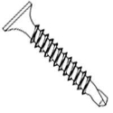 National Nail® 0278094 #9 Steel Post Frame Screw