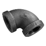 Jones Stephens Corp B2350050 1/2 in x 1/2 in NPT Steel 90 deg Pipe Elbow