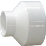 Charlotte Pipe PVC 00102 1200HA 4 in x 2 in Hub PVC DWV Increaser/Reducer Coupling