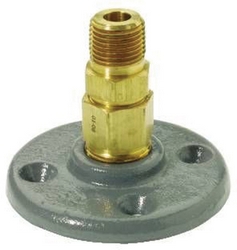 Omegaflex FGP-BFF-500 1/2 in MNPT Yellow Flange Trac Pipe Fitting