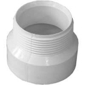 Charlotte Pipe PVC 00109 1000HA 1-1/2 in MIP x Hub PVC DWV Male Adapter