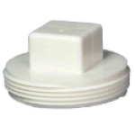 Charlotte Pipe PVC 00106 1000HA 3 in MPT PVC DWV Cleanout Plug