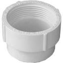 Charlotte Pipe PVC 00105 0600HA 1-1/2 in Spigot x FIP PVC DWV Cleanout Adapter