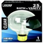 Feit Electric 25G25/RP 120 V 25 W E26 Medium Clear Incandescent Lamp