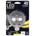 Feit Electric BPG2540/927CA/FIL/RP 120 V 3.8 W 350 Lumens E26 Medium Clear Globe LED Light Bulb