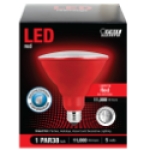 Feit Electric PAR38/R/10KLED/BX 120 V 5 W 150 Lumens E26 Medium Red LED Light Bulb