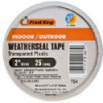 Thermwell Products Frost King® T94H 25 ft 2 in Clear Weatherstrip Tape