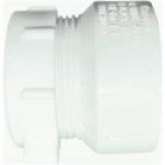 Charlotte Pipe PVC 00104P 0800HA 1-1/2 in x 1-1/2 in Hub x Slip Nut PVC DWV Female Trap Adapter