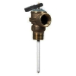 Cash Acme 16132A-0175 3/4 in MNPT x FNPT Bronze Temperature & Pressure Relief Valve