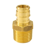 Mosack Group APOLLO EPXMA1212 1/2 in Pex x MNPT Brass Lead-Free Pex Adapter