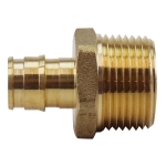 Mosack Group APOLLO EPXMA1234 1/2 in x 3/4 in Pex x MNPT Brass Lead-Free Pex Adapter