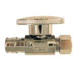 Mosack Group APOLLO EPXVS1238C 1/2 in x 3/8 in Pex x Compression Brass Straight Supply Stop Valve