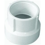 Charlotte Pipe PVC 00101 1000HA 2 in Hub x FPT PVC DWV Adapter