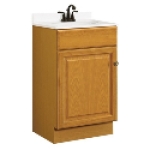 Brokering Solutions Walnut Ridge Cabinetry AOV1816 2 Doors 18 in W Wood Traditional Top Blank Vanity Cabinet