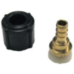 Viega PureFlow 46023 3/8 in x 1/2 in Crimp x Manabloc Brass Pex Insert Adapter