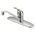 Homewerks Faucets LDR 013-1105CP 1 Handle Kitchen Faucet