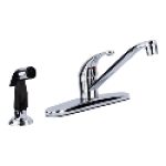 Homewerks Faucets LDR 013-1405 CP 1 Handle Kitchen Faucet