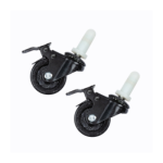 STZ™ 366 CASTER-2 75 lb Polyurethane Black Wheel Caster