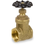 PENL-GV202 NO LEAD 1/4 INCH FPT GATE VALVE PLUMBEEZE