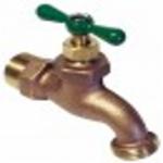 Smith-Cooper International SCI® 0190166I 3/4 in Green Tee Handle Cast Brass Heavy Duty Hose Bibb