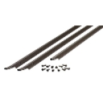 m-d® 01156 84 in 36 in Bronze Door Jamb Weatherstrip Set