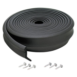 m-d® 03723 EPDM Black 9 ft Bottom Door Sealer