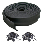 m-d® 03749 EPDM Black 16 ft Door Sealer