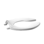 Centoco 1500STSCCFE-001 Elongated White Open Heavy Duty Toilet Seat