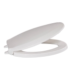 Centoco 800STSFE-001 Elongated White Closed Heavy Duty Toilet Seat