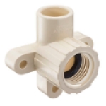 Spears EverTUFF DE4107-005CG 1/2 in x 1/2 in Socket x FPT Chlorinated PVC 90 deg Drop Ear Elbow