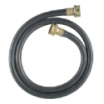 Homewerks Faucets LDR 504-1180 3/8 in Black 4 ft Braided Extender Hose