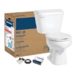 Mansfield China Pro-Fit PRO-FIT-1 Round Vitreous China White Toilet Kit