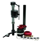 Fluidmaster 400AKRP10 Flush Valve With Adjust-Aflush Flapper Toilet Repair Kit