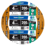 Southwire® 10644302 600 V 170 A 1 Cond Bare Copper 200 ft Wire