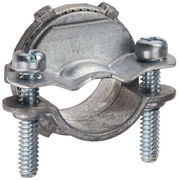 Hubbell RACO® 2865-10 1.25 in Die Cast Zinc Sheathed Head Clamp Connector