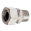 Hubbell RACO® 2462-5 1/2 in Steel/Malleable Iron Electro Plated Zinc Uninsulated Liquidtight Straight Connector