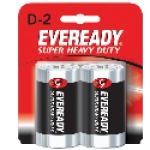 Energizer® EVEREADY® 1250SW-2 Super Series 1.5 V Size D 8000 mAh Heavy Duty Battery