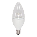 SATCO® NUVO® S8951 120 V 4.5 W 300 Lumens E12 Candelabra Clear LED Light Bulb