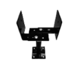 Pylex® 12098 Powder Coated Black 7 in Adjustable Deck Support