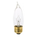 SATCO® NUVO® S3764 120 V 25 W 210 Lumens E26 Medium Warm White Candle Incandescent Lamp