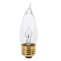 SATCO® NUVO® S3765 120 V 40 W 370 Lumens E26 Medium Warm White Candle Incandescent Lamp