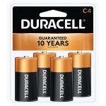 DURACELL® MN1400R4ZX17 1.5 V Size C Coppertop Alkaline Battery