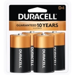 DURACELL® MN1300R4Z17 1.5 V Size D Coppertop Alkaline Battery