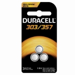 DURACELL® DURD303/357B3PK 1.55 V 170 mAh Button Cell Battery