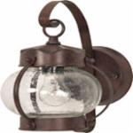 SATCO® NUVO® 60/3458 120 V 60 W Medium Outdoor Traditional Onion Wall Lantern Fixture