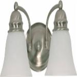 SATCO® NUVO® 60/6078 120 V 100 W Medium Indoor Traditional Empire Vanity Fixture