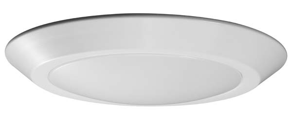 SATCO® NUVO® 62/1674 120 V 16 W 1210-1325 lumens Warm to Cool White Disk Light Fixture